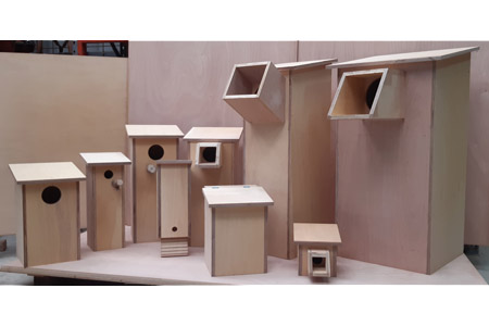 image showing a range of nestboxes provided by PMP Design